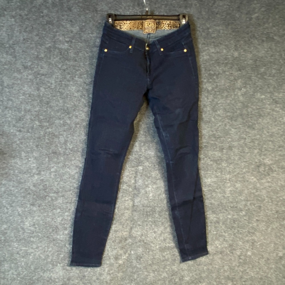 Vintage RICH & SKINNY JEANS‎ Womens Size 26 Rinse Skinny Leg Denim Made in USA